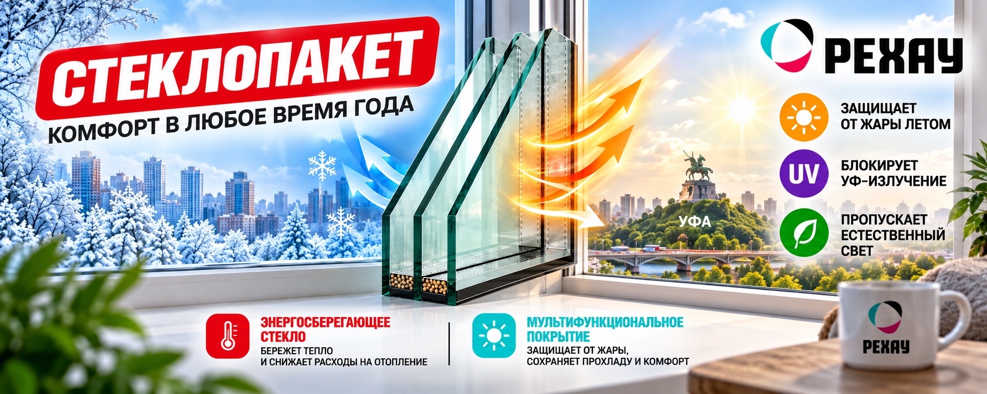 Тёплый стеклопакет